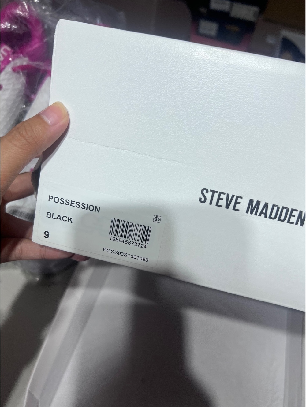 Steve Madden Chunky Black Mesh and Synthetic Sneakers - Picture 7 of 7